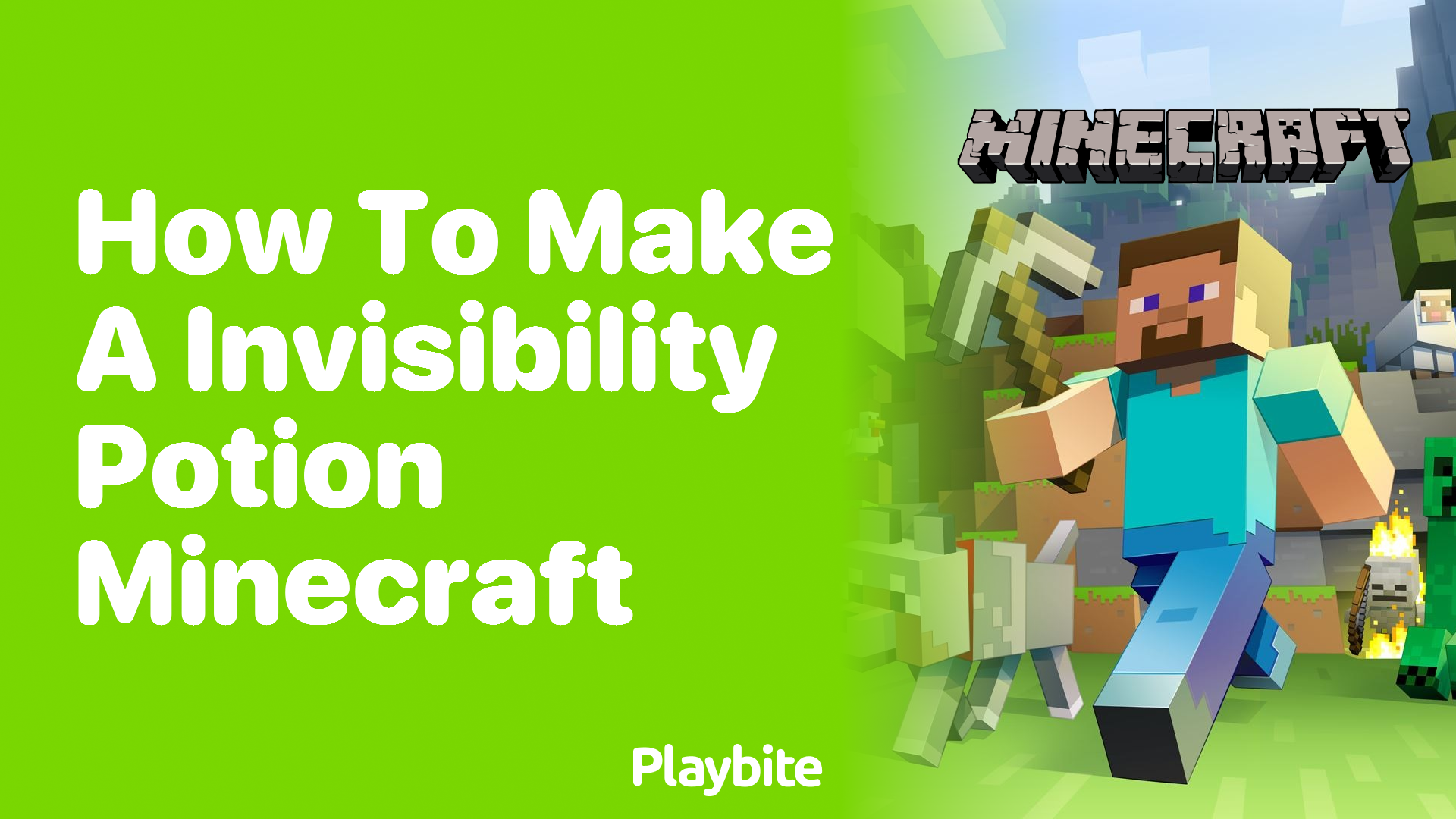 How to Make a Invisibility Potion in Minecraft Playbite