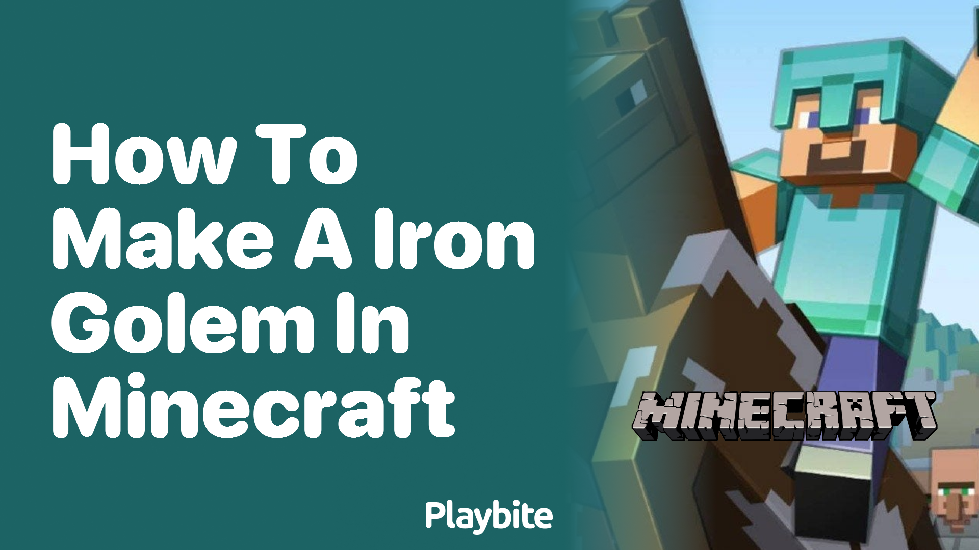 How to Make an Iron Golem in Minecraft