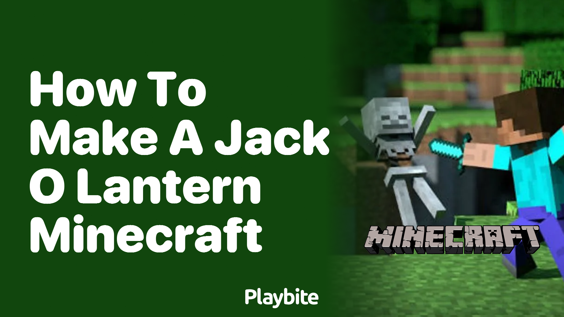 How to Make a Jack O’Lantern in Minecraft