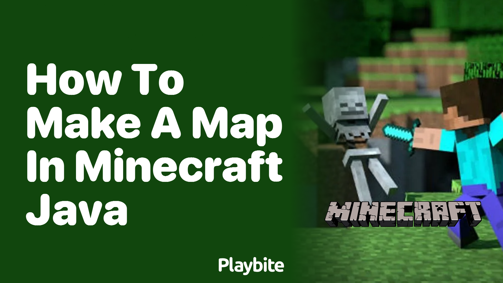 How to Make a Map in Minecraft Java Edition - Playbite