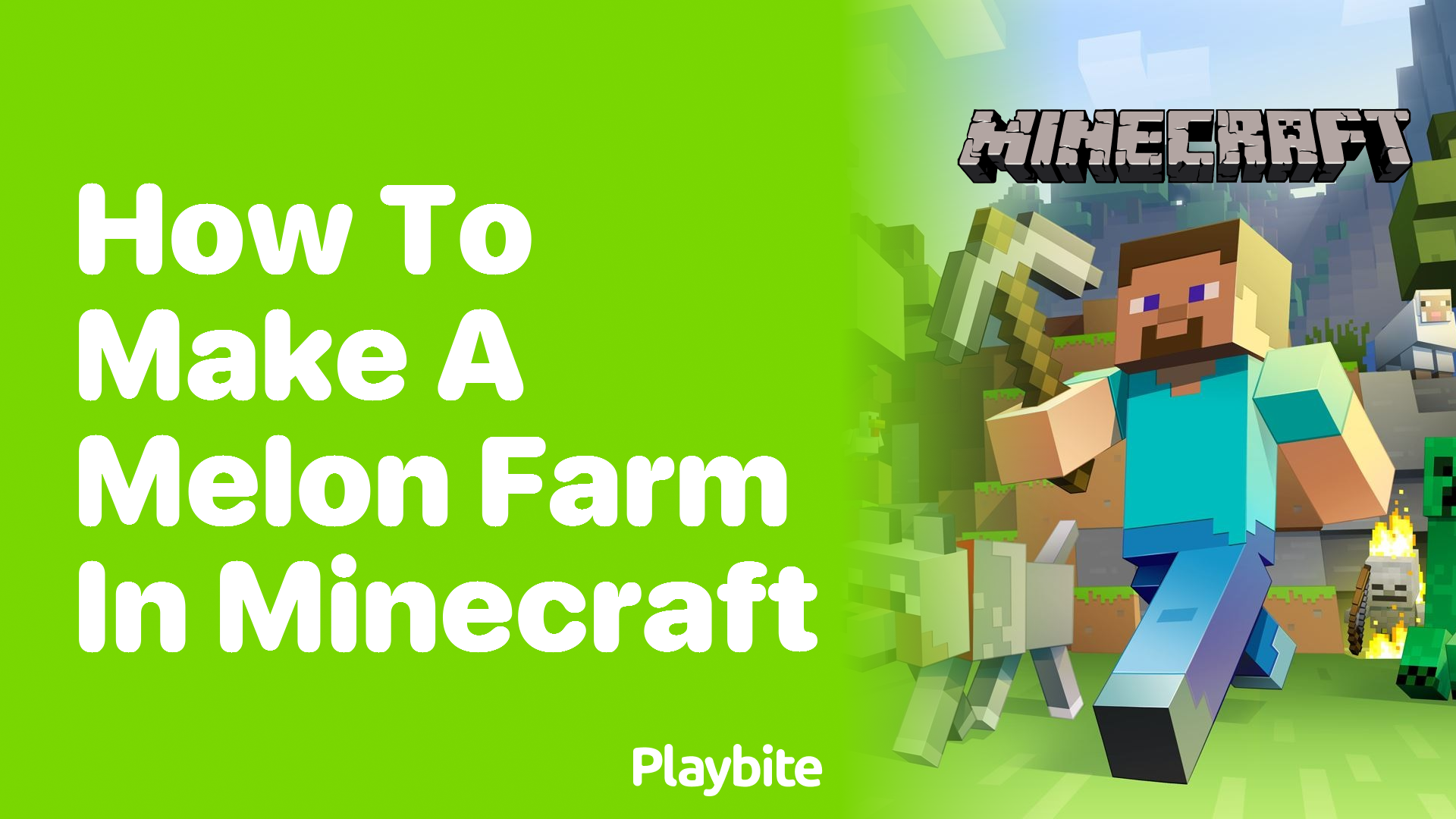 How to Make a Melon Farm in Minecraft