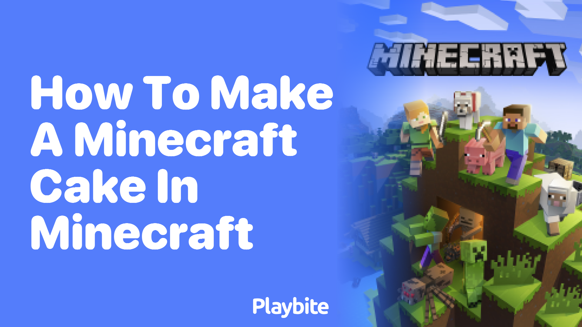 How to Make a Minecraft Cake in Minecraft
