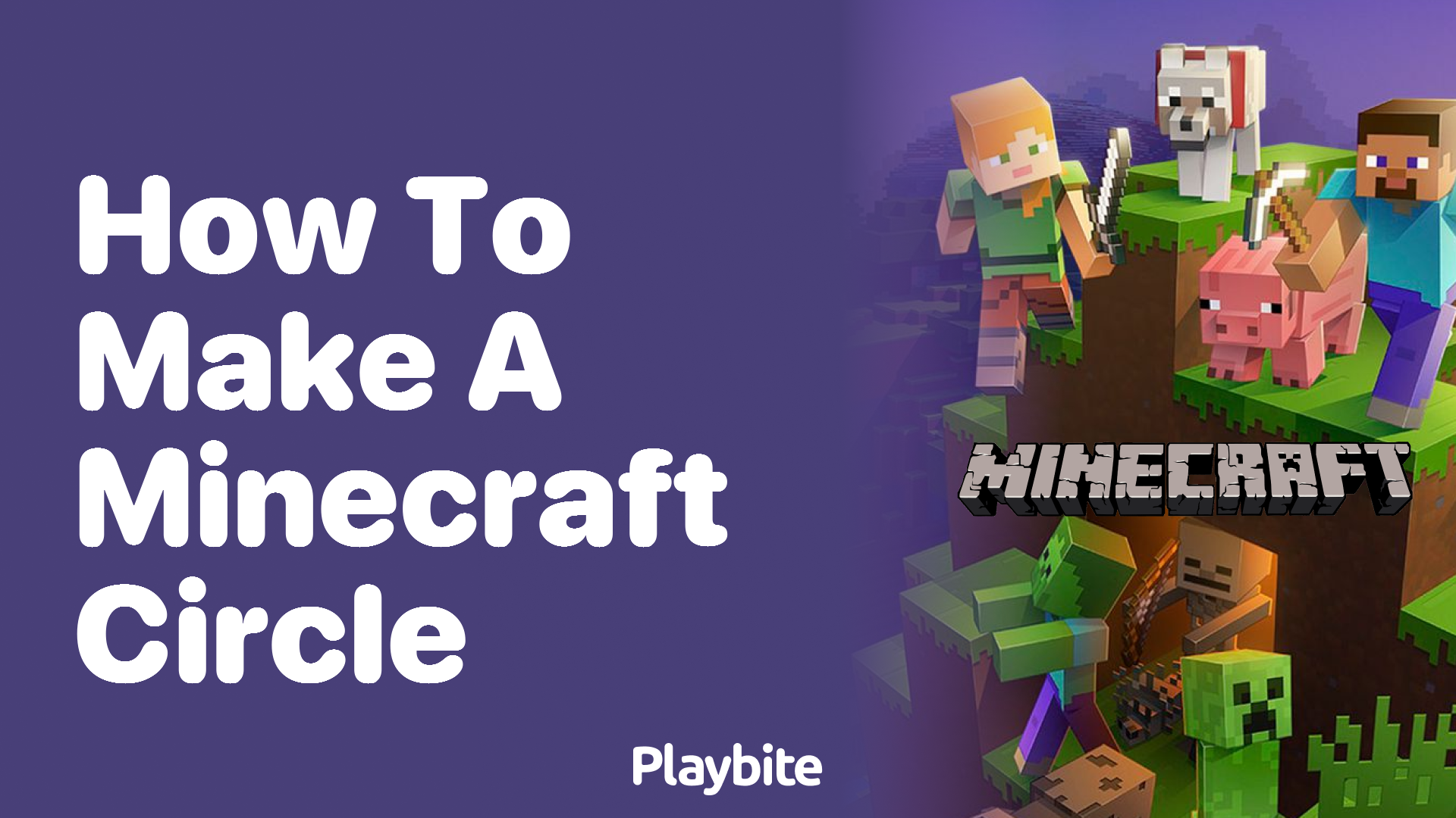How to Make a Minecraft Circle: A Simple Guide - Playbite