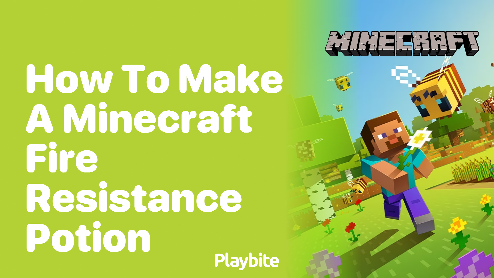 How to Make a Minecraft Fire Resistance Potion