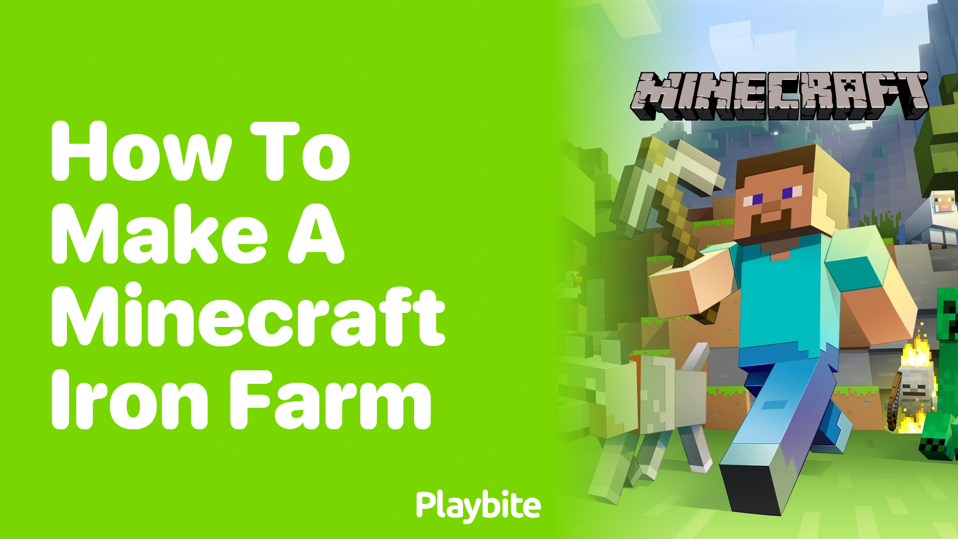 How to Make a Minecraft Iron Farm