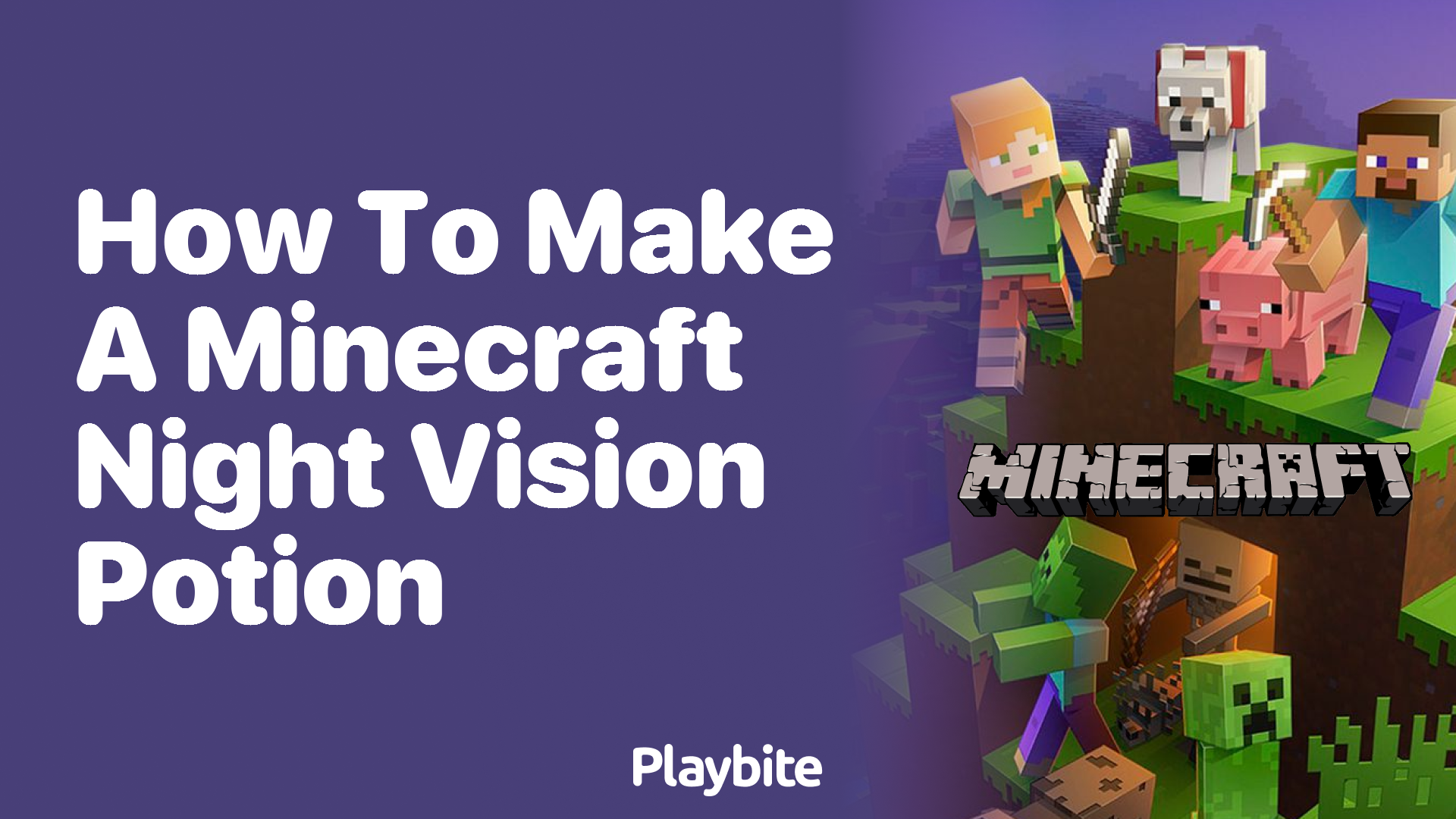 How to Make a Minecraft Night Vision Potion