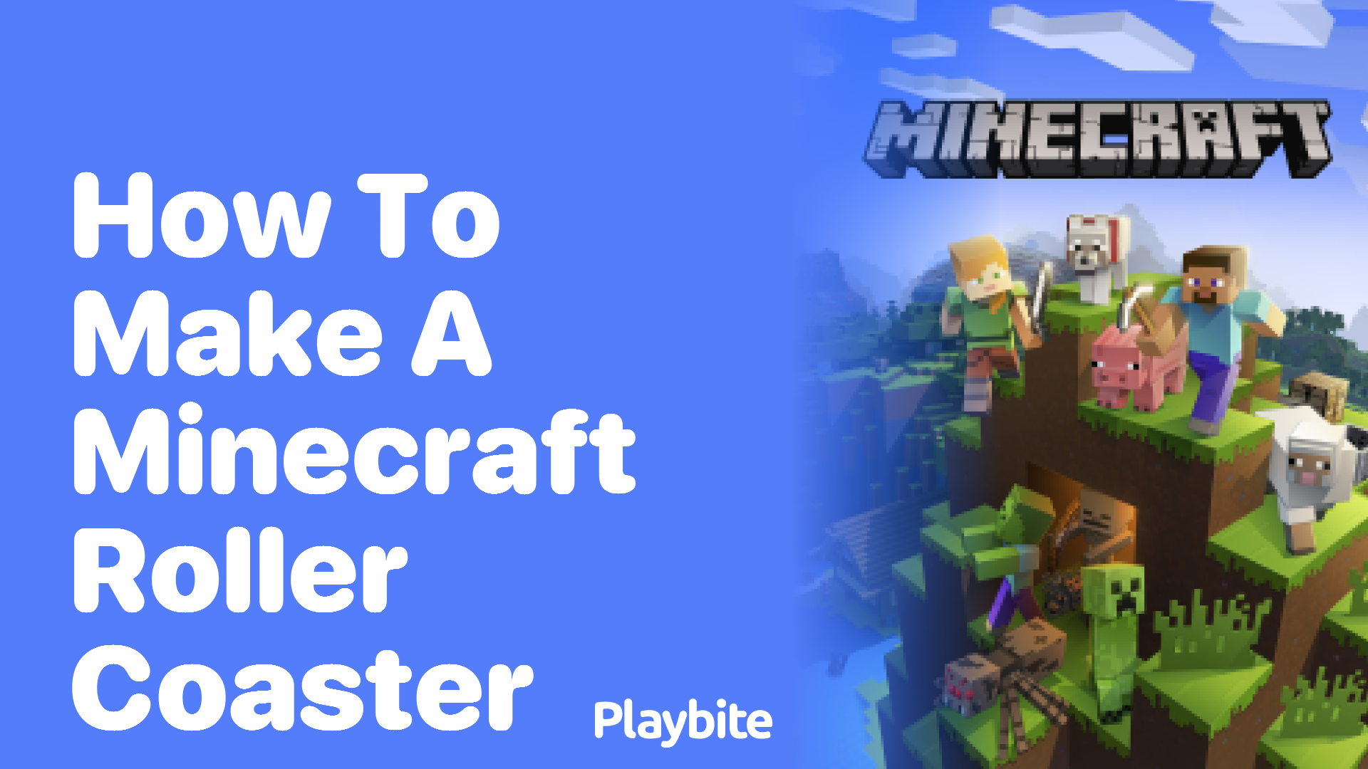 How to Make a Minecraft Roller Coaster