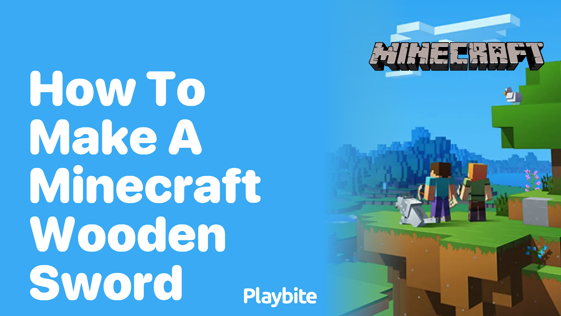 How to Make a Minecraft Wooden Sword: A Simple Guide