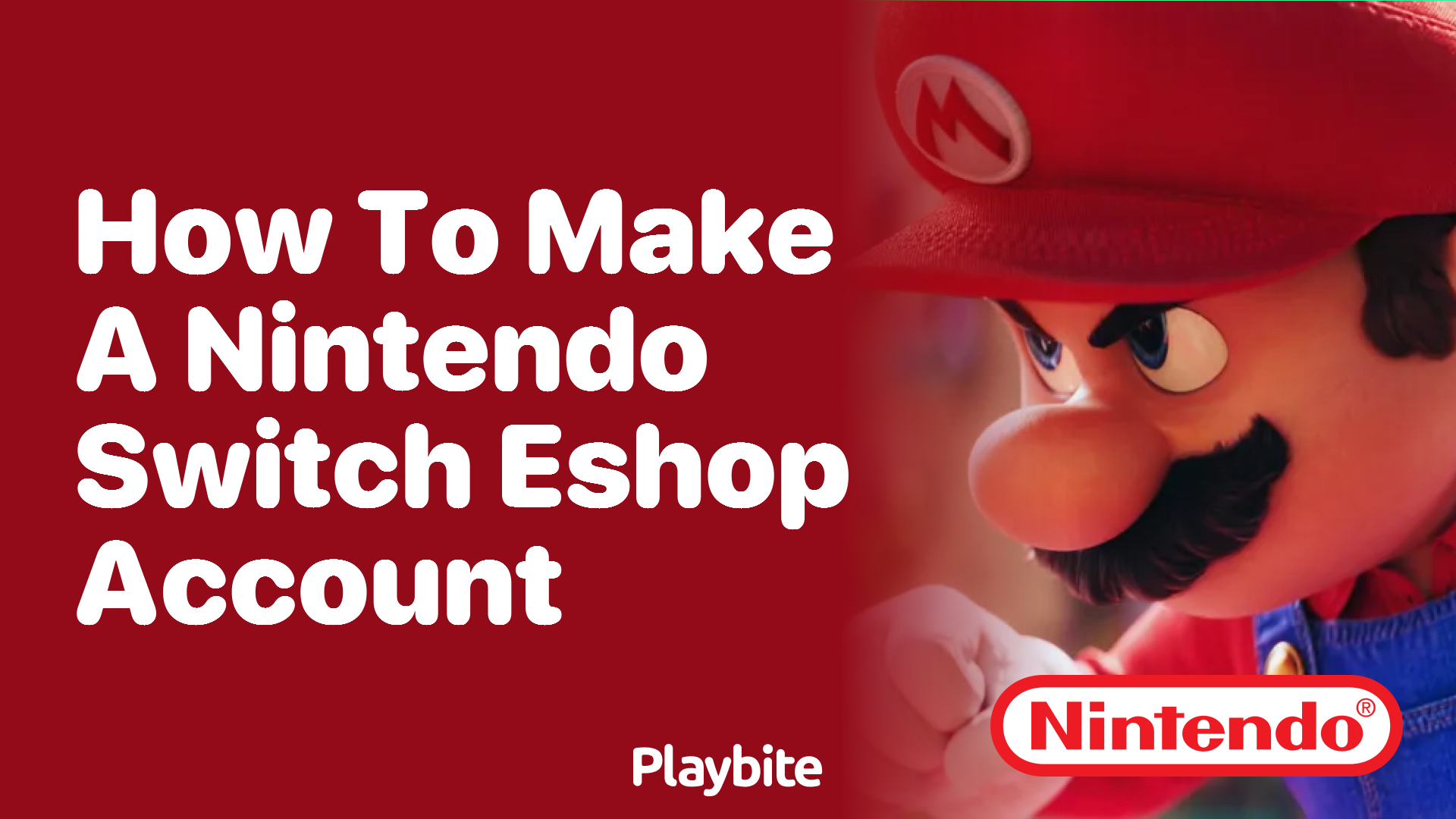 How to Make a Nintendo Switch eShop Account
