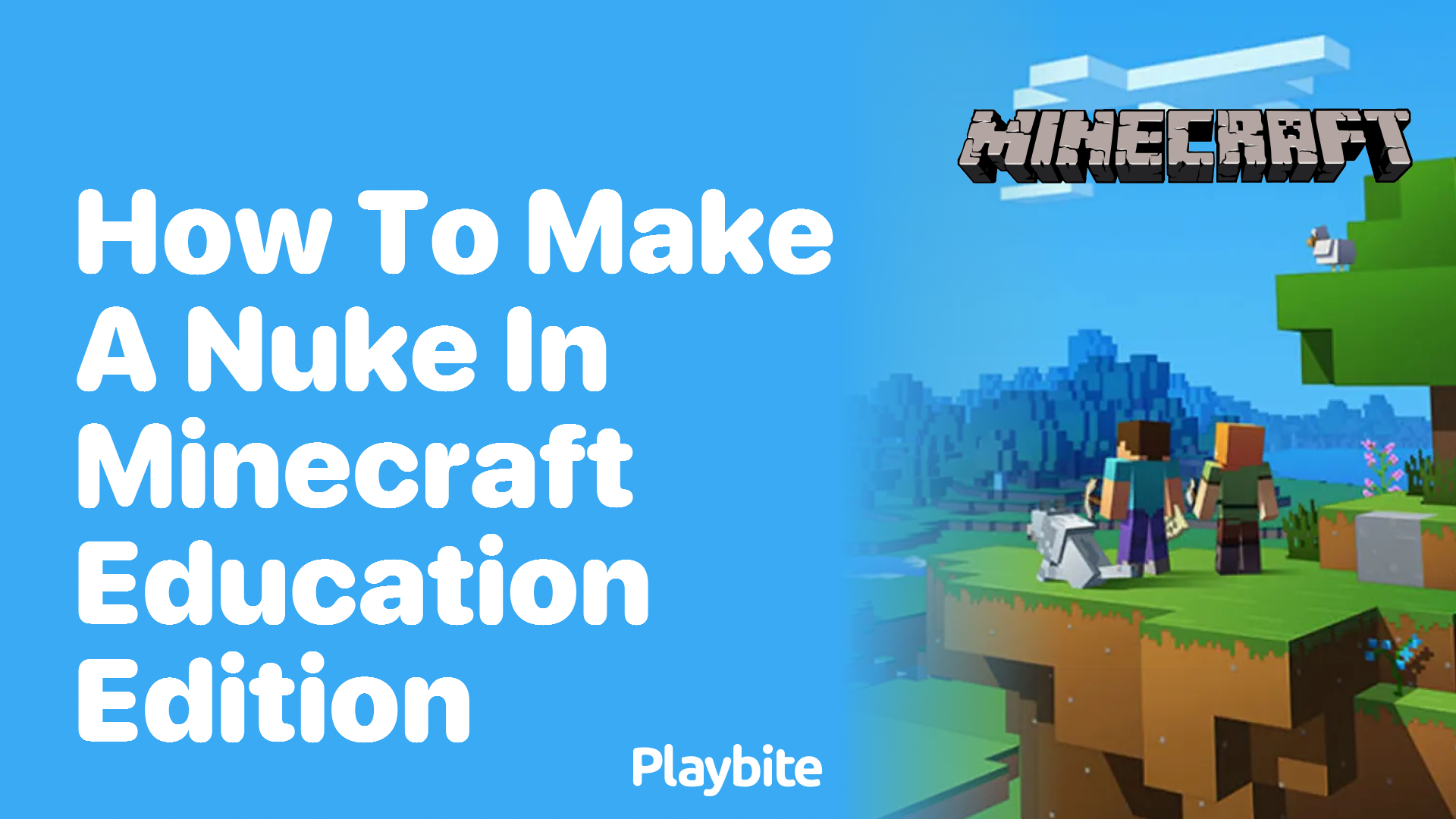 How to Make a Nuke in Minecraft Education Edition