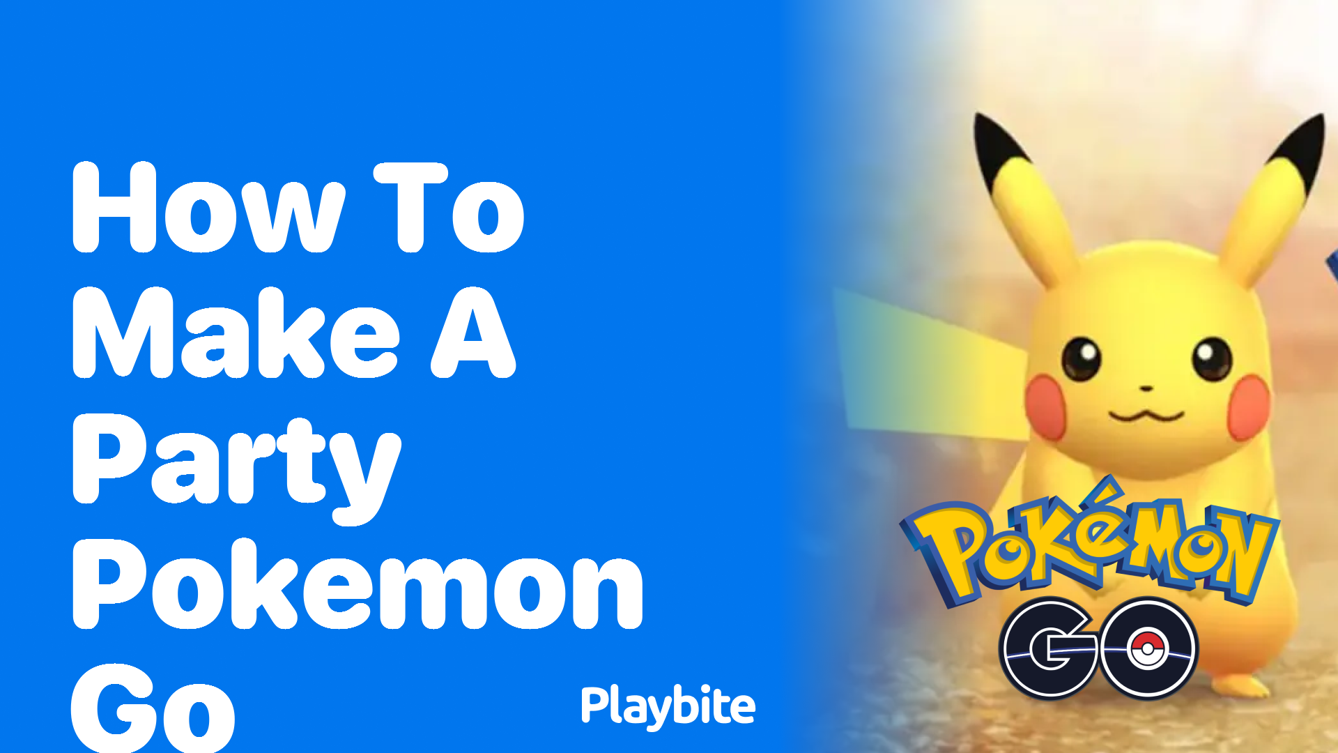 How to Make a Party in Pokemon GO