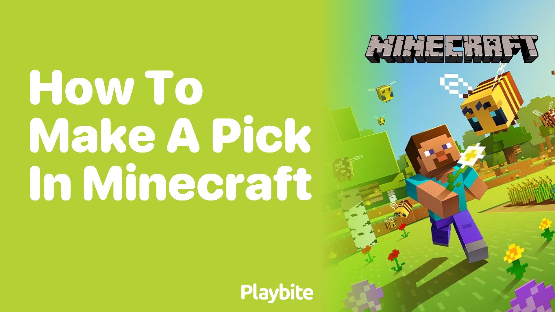 How to Make a Pick in Minecraft: Step-by-Step Guide
