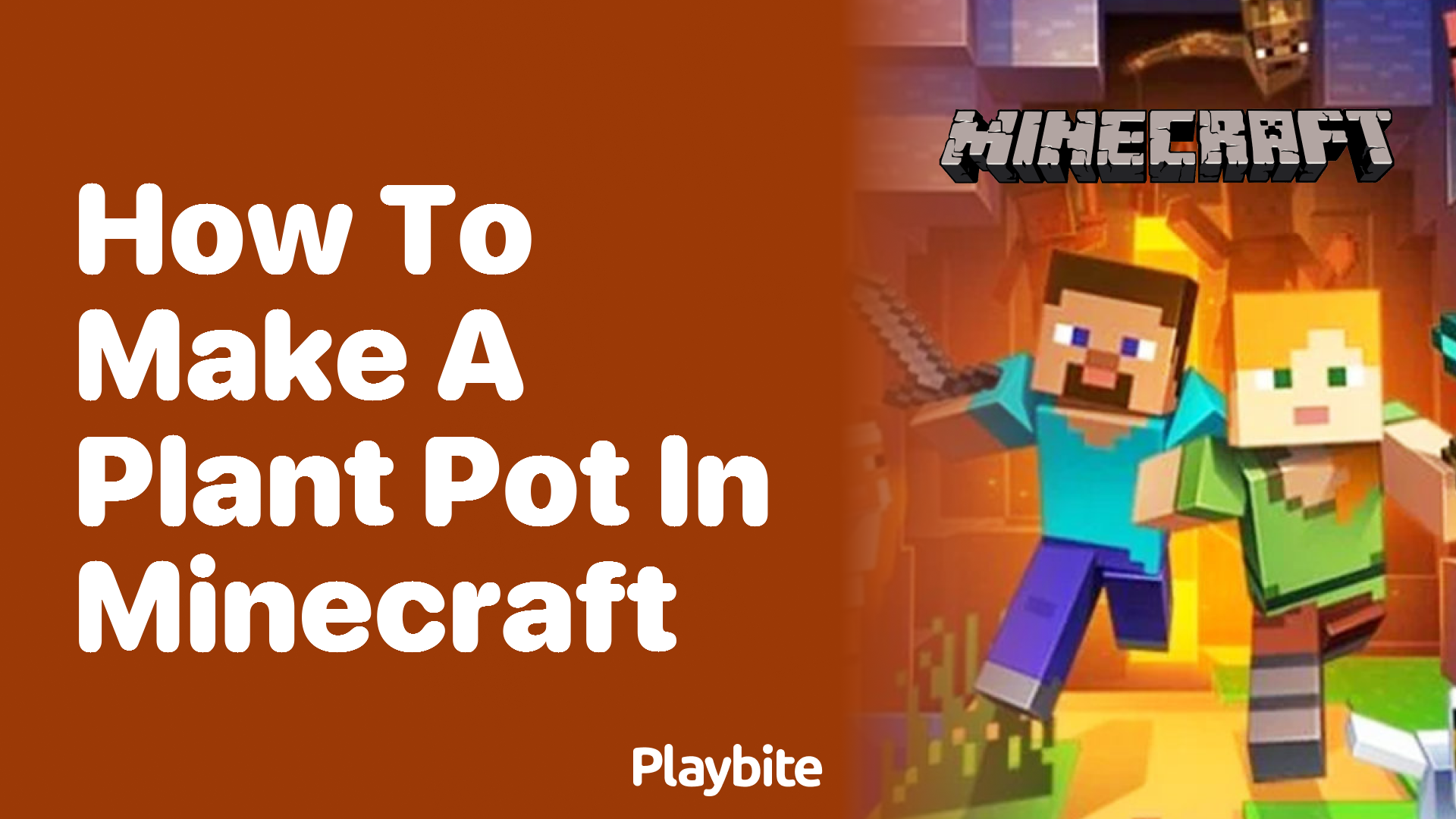How to Make a Plant Pot in Minecraft