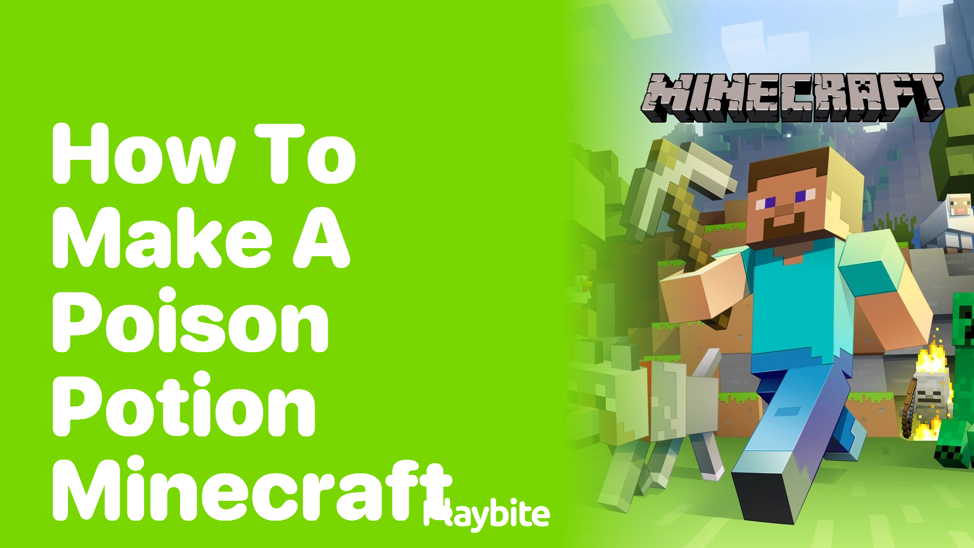 How to Make a Poison Potion in Minecraft