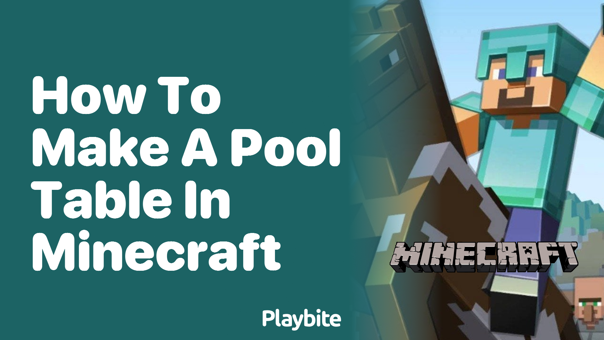 How to Make a Pool Table in Minecraft