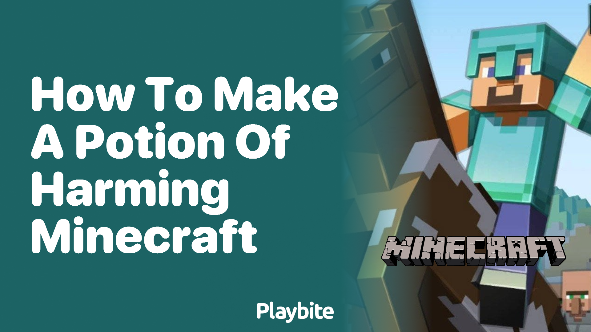 How to Make a Potion of Harming in Minecraft Playbite