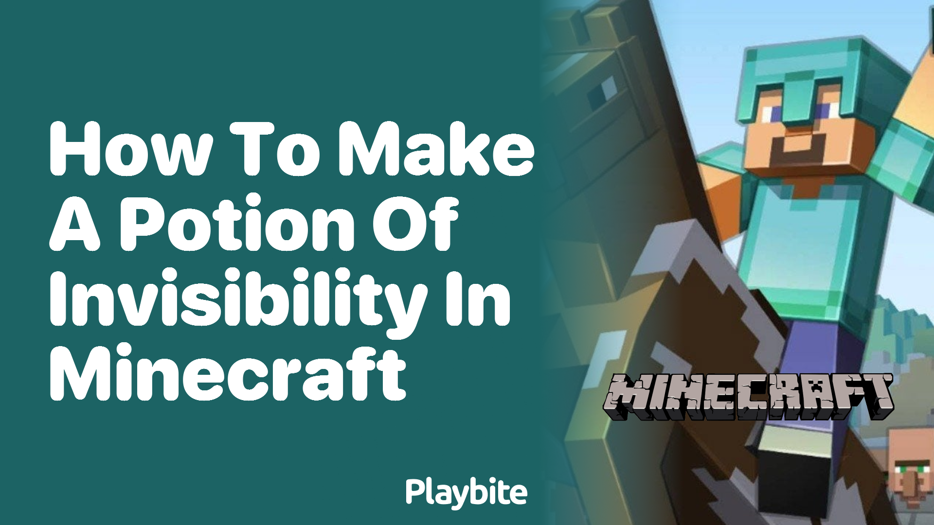 How to Make a Potion of Invisibility in Minecraft