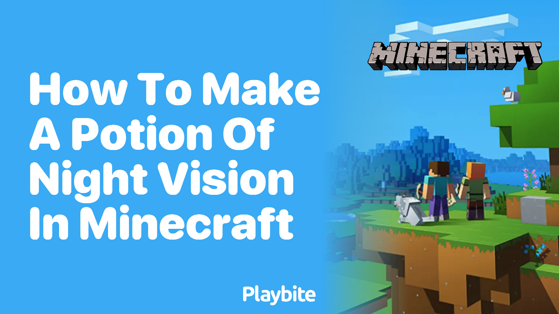 How to Make a Potion of Night Vision in Minecraft