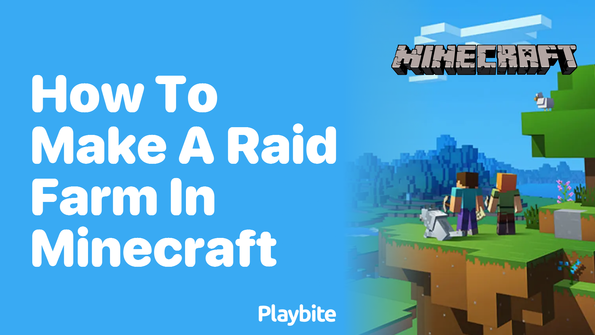 How to Make a Raid Farm in Minecraft