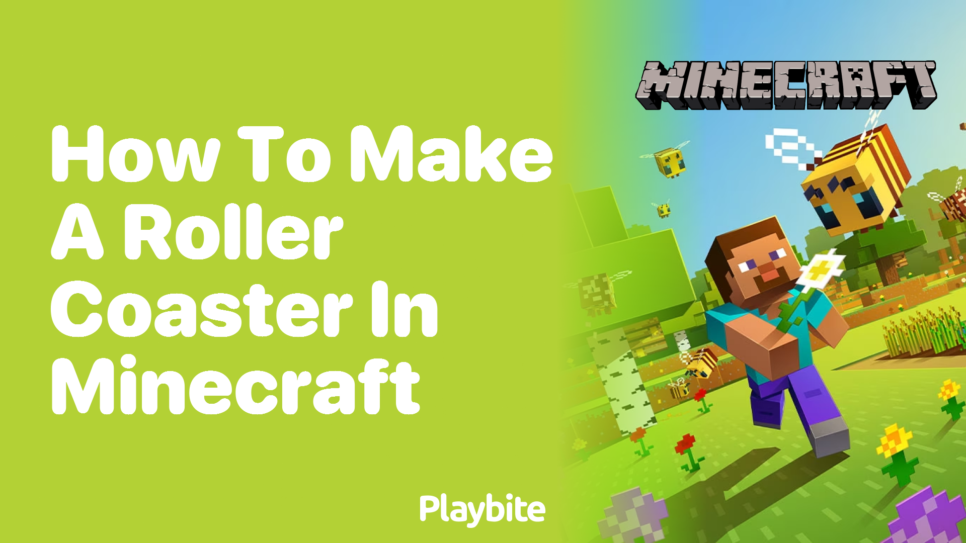 How to Make a Roller Coaster in Minecraft