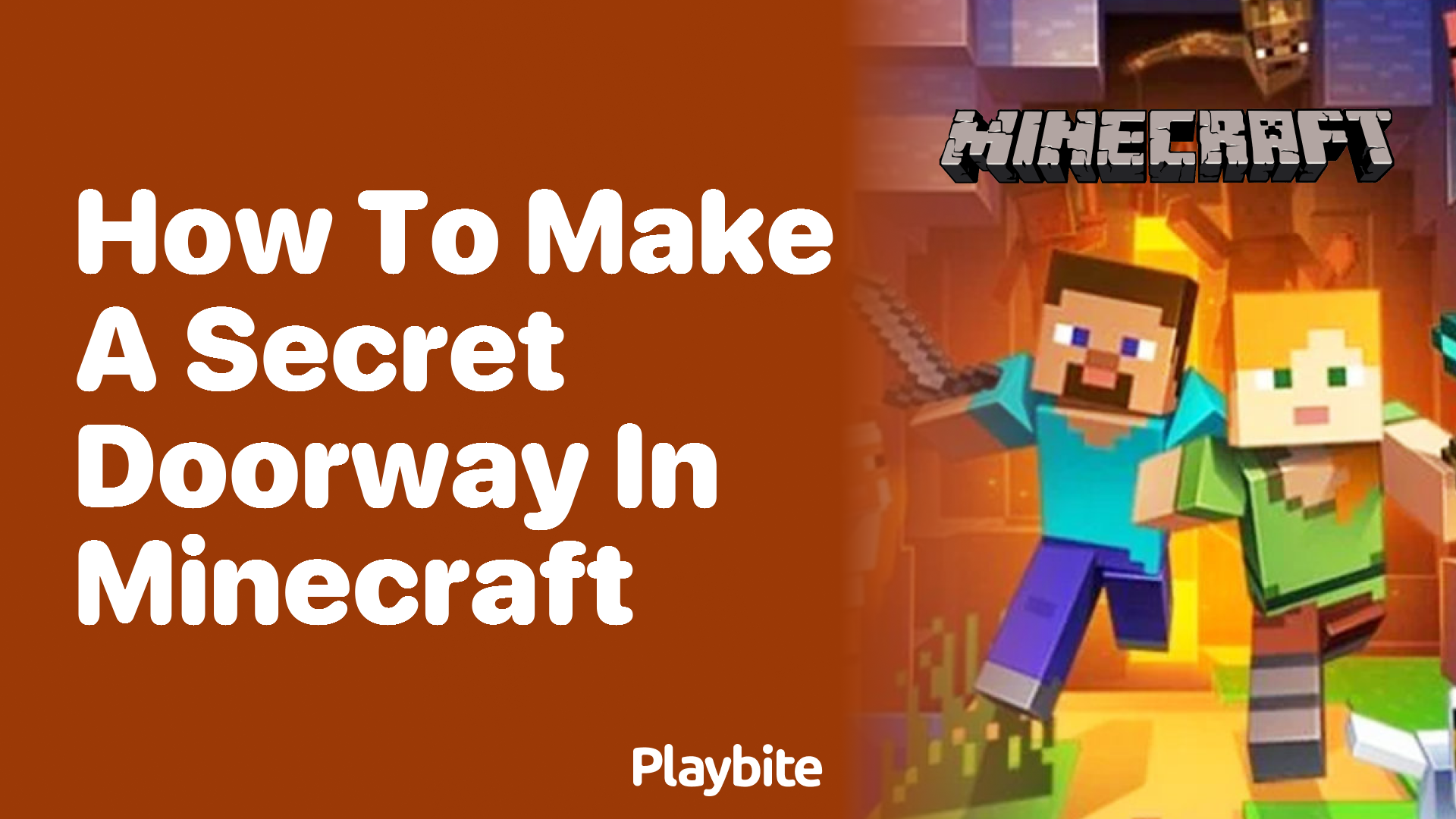 How to Make a Secret Doorway in Minecraft