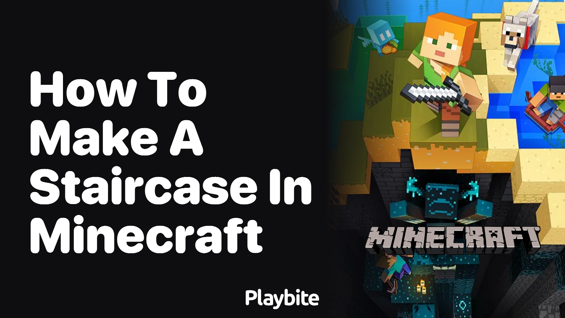 How to Make a Staircase in Minecraft