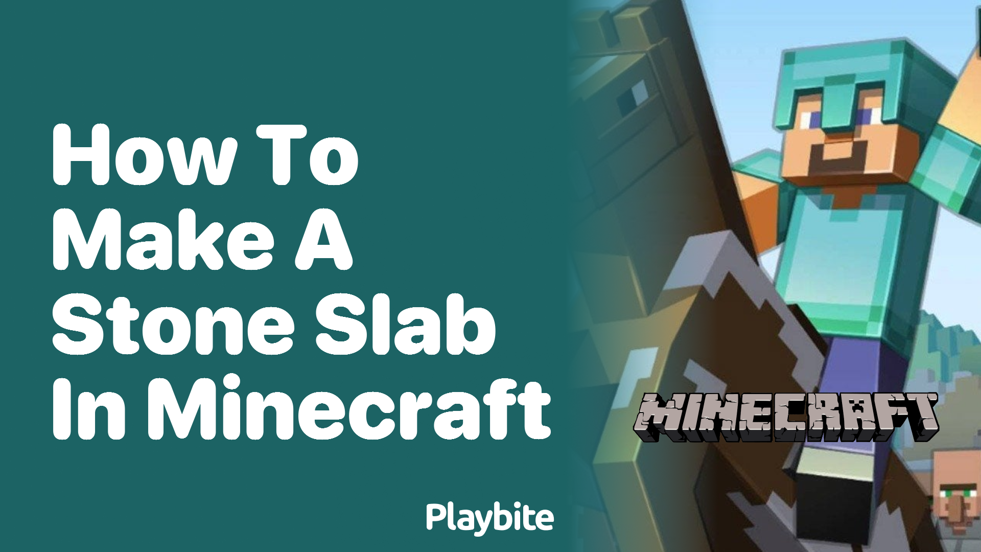How to Make a Stone Slab in Minecraft