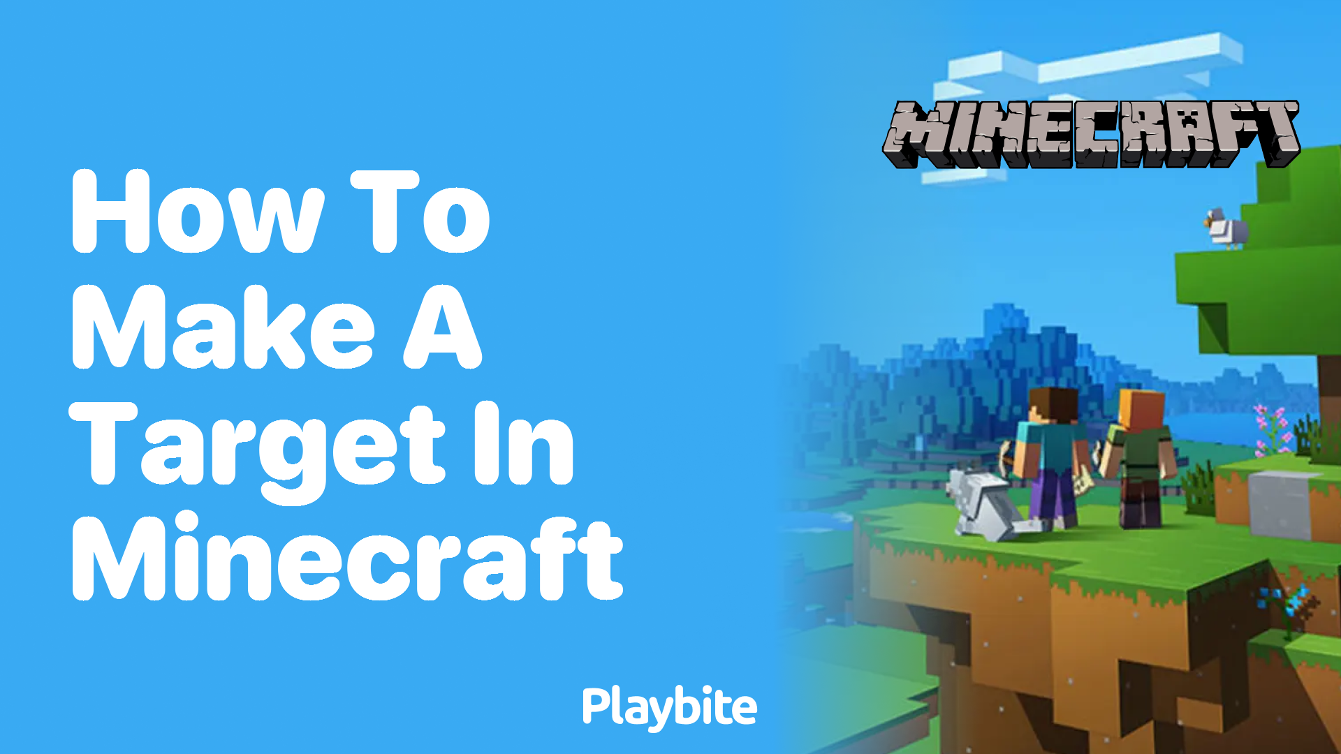 How to Make a Target in Minecraft