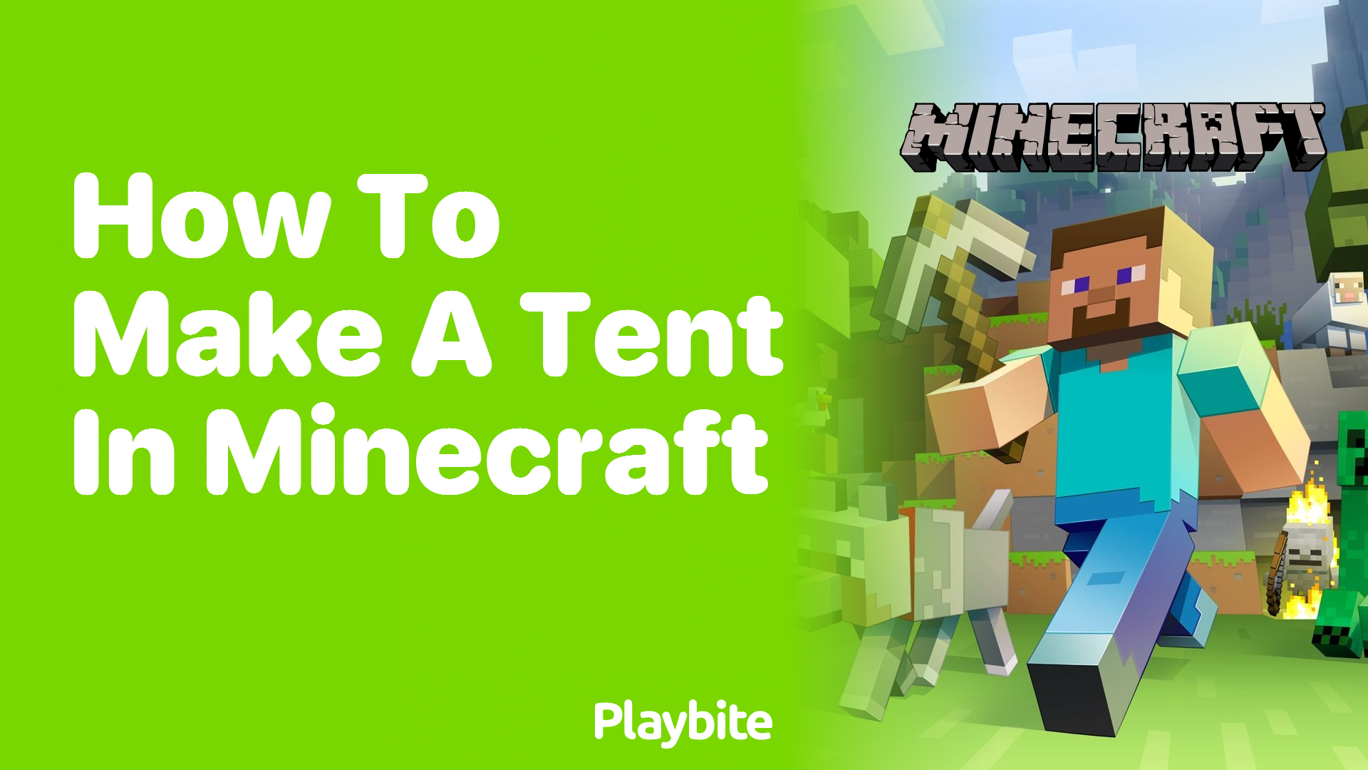 How to Make a Tent in Minecraft