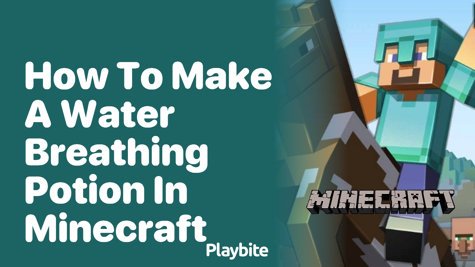 How to Make a Water Breathing Potion in Minecraft