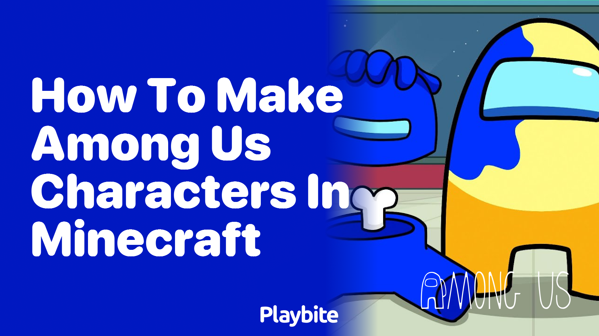 How to Make Among Us Characters in Minecraft