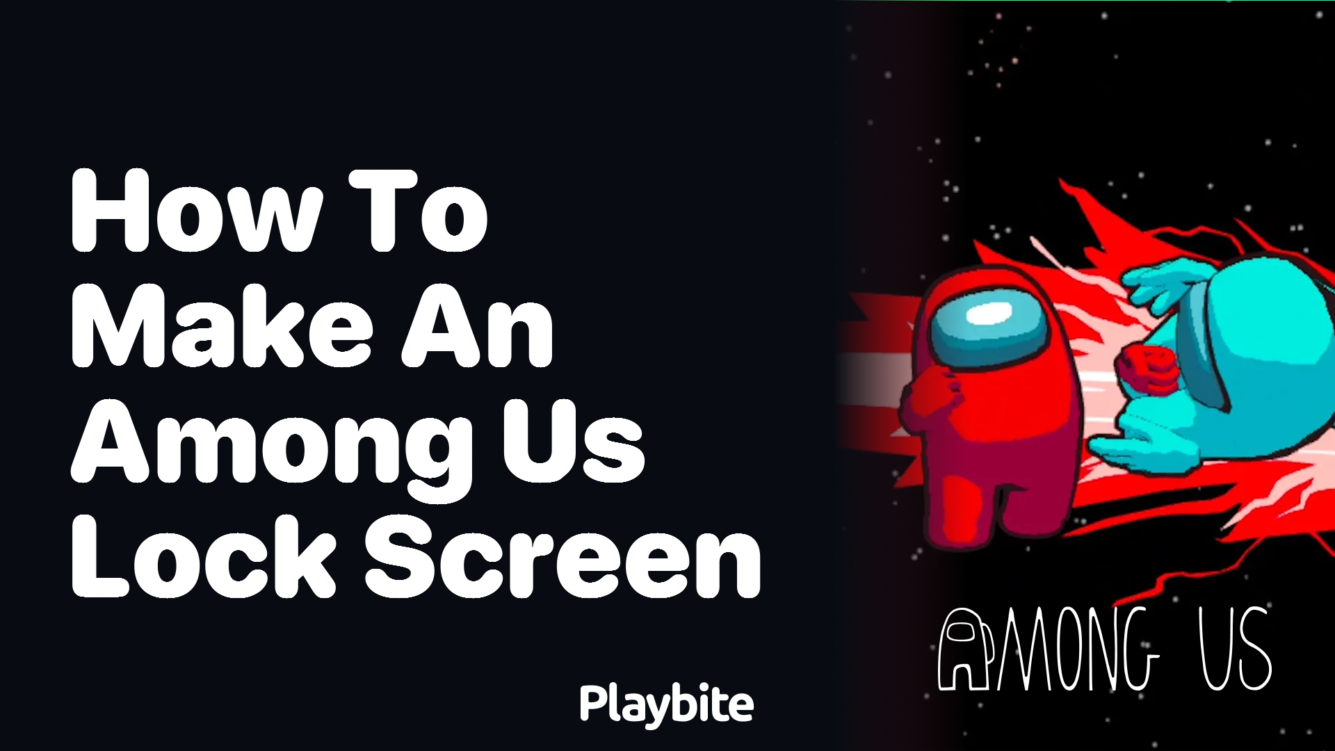 How to Make an Among Us Lock Screen for Your Phone