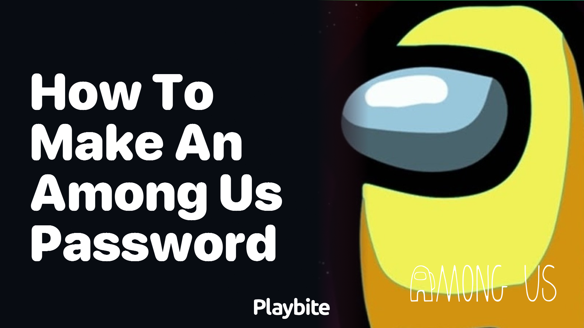 How to Make an Among Us Password