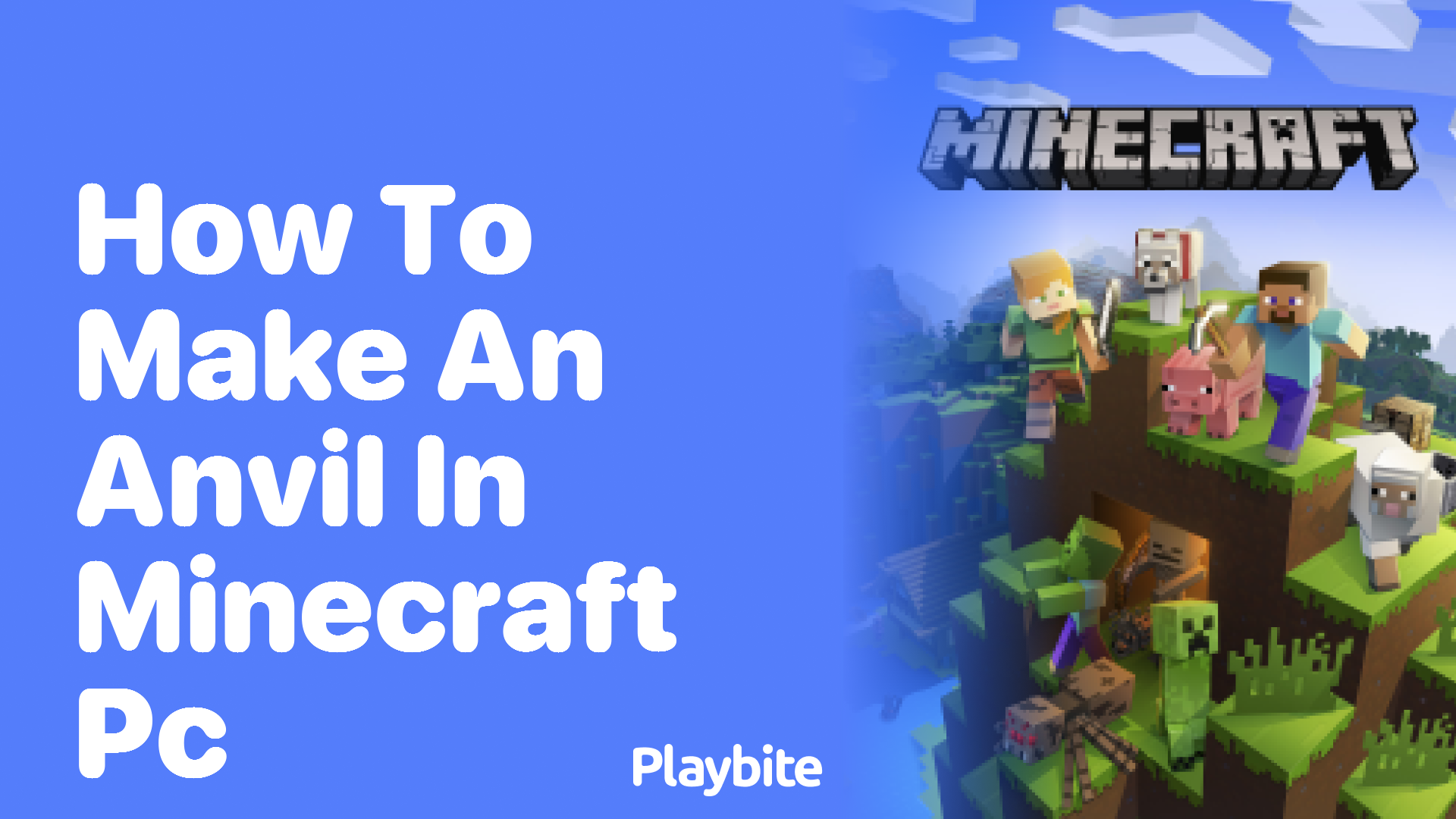 How to Make an Anvil in Minecraft PC