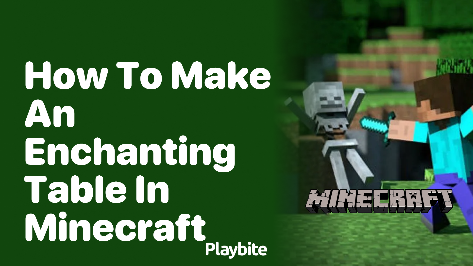 How to Make an Enchanting Table in Minecraft
