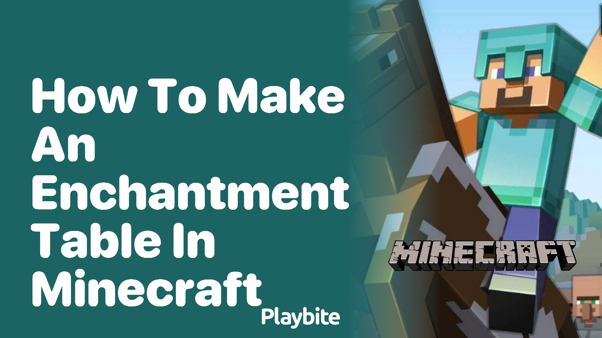 How to Make an Enchantment Table in Minecraft - Playbite