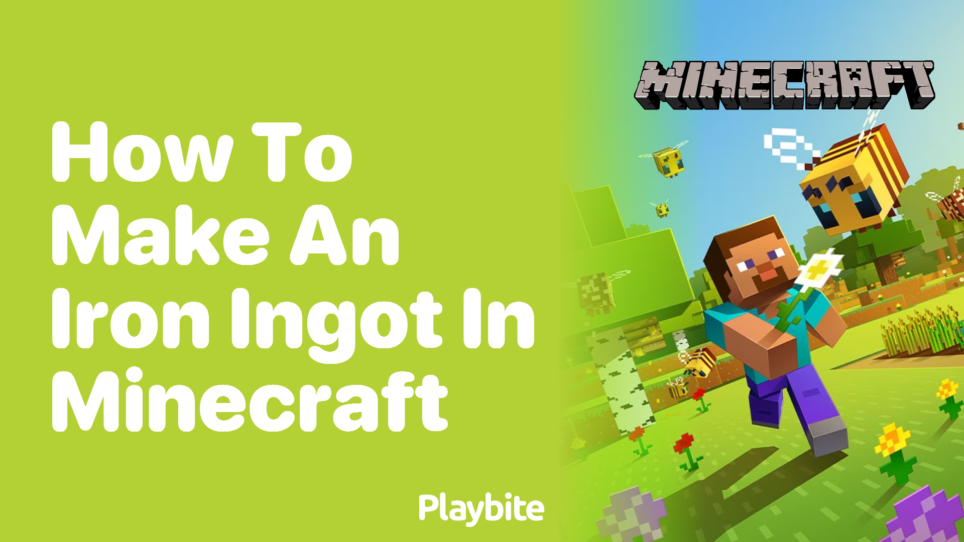 How to Make an Iron Ingot in Minecraft