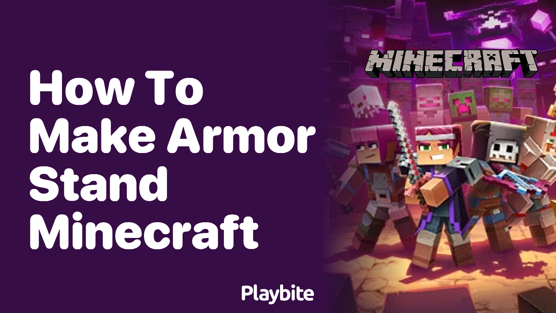 How to Make an Armor Stand in Minecraft