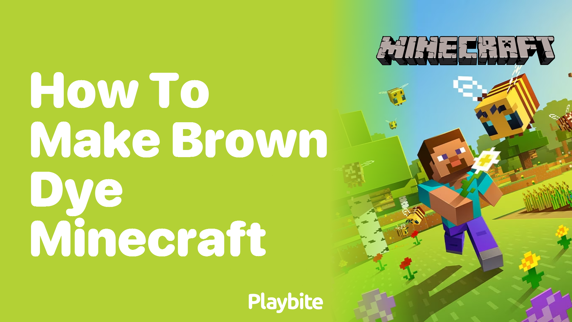 How to Make Brown Dye in Minecraft