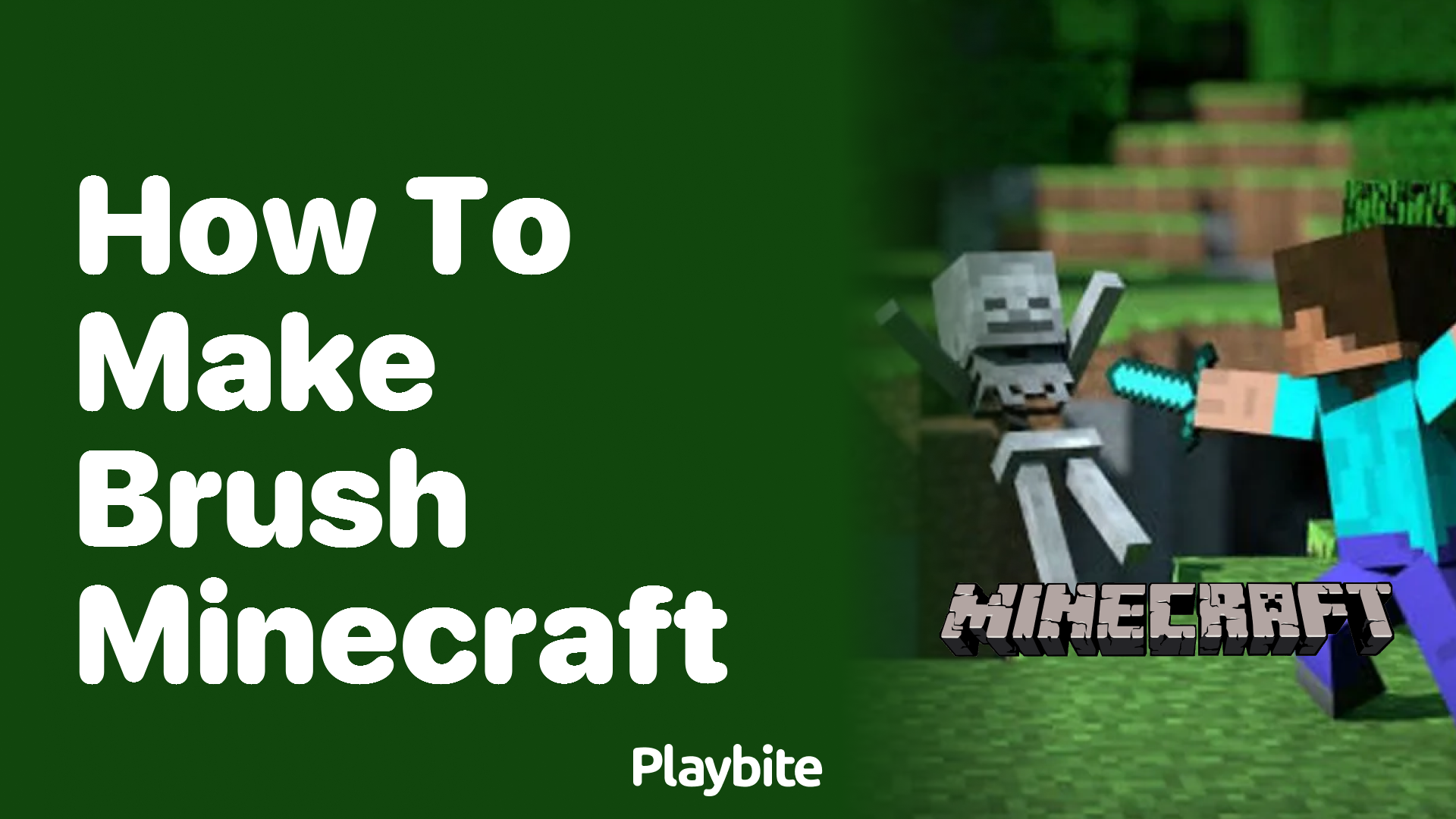 How to Craft a Brush in Minecraft