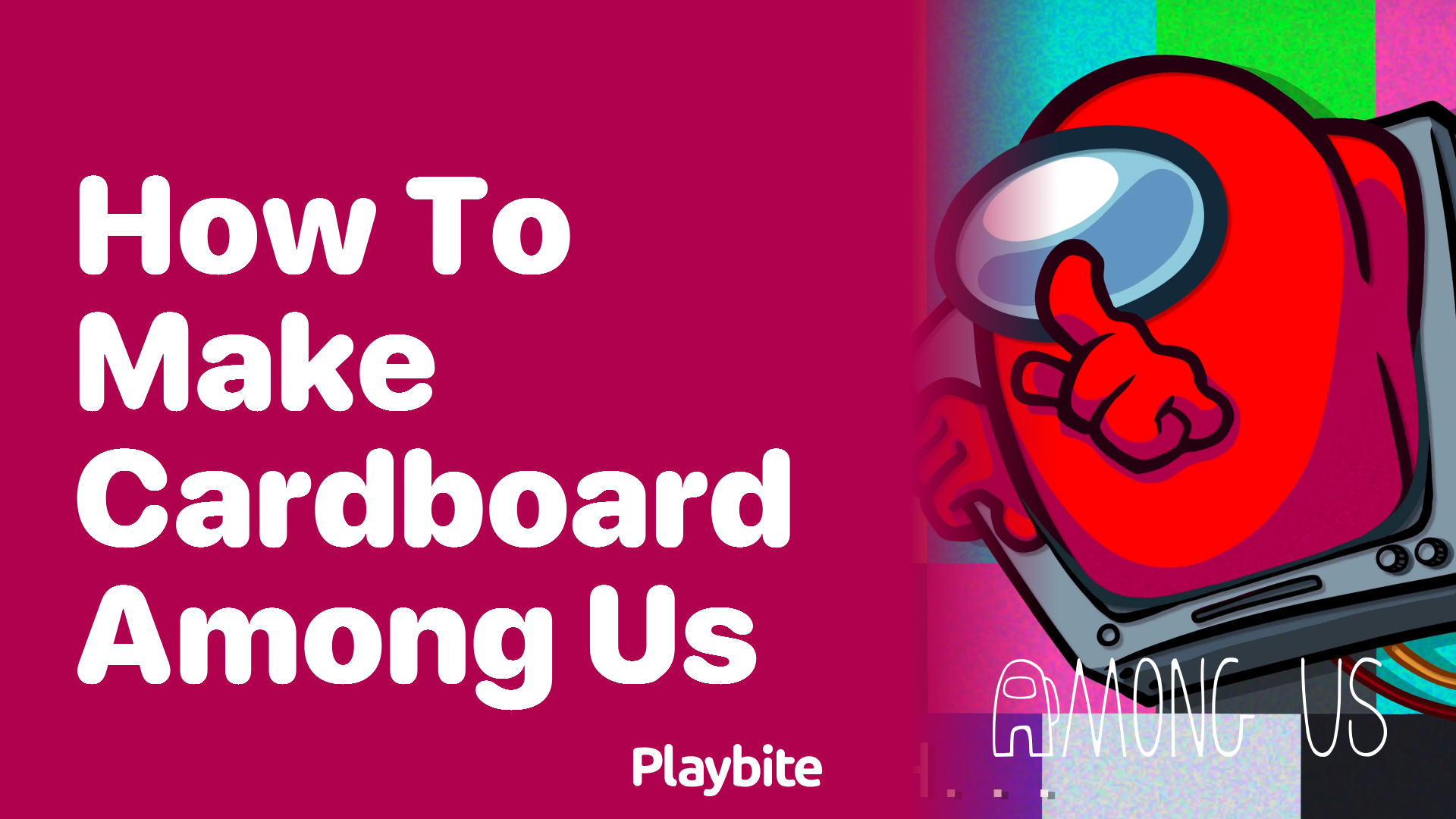 How to Make Cardboard Among Us Characters