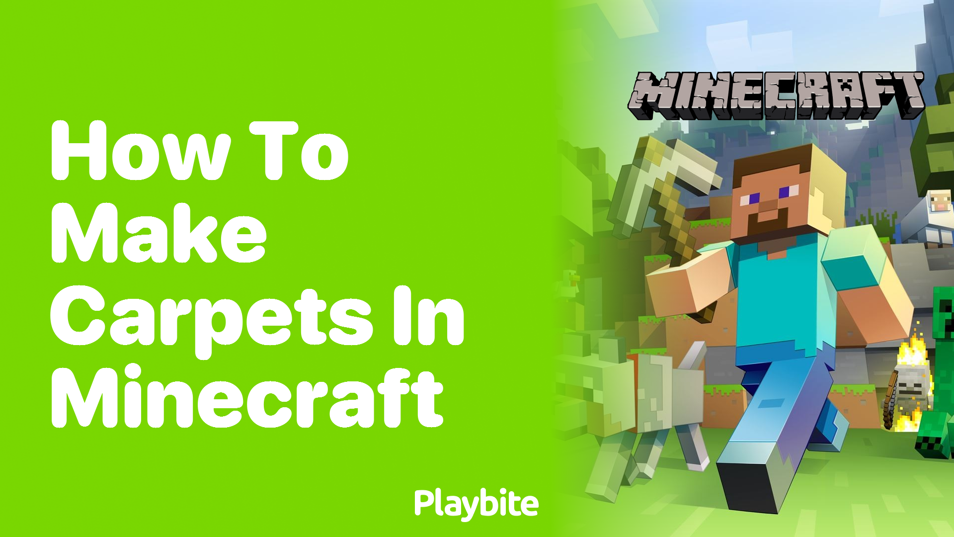 How to Make Carpets in Minecraft
