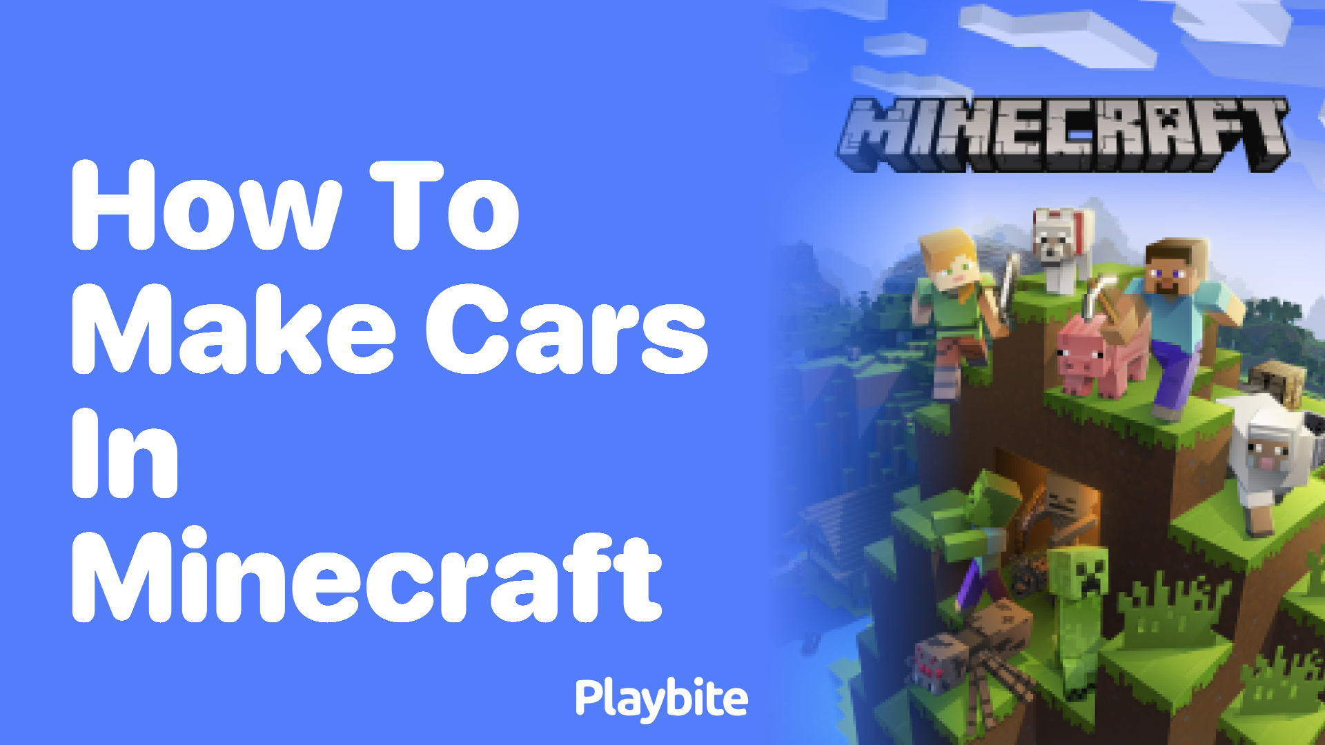 How to Make Cars in Minecraft