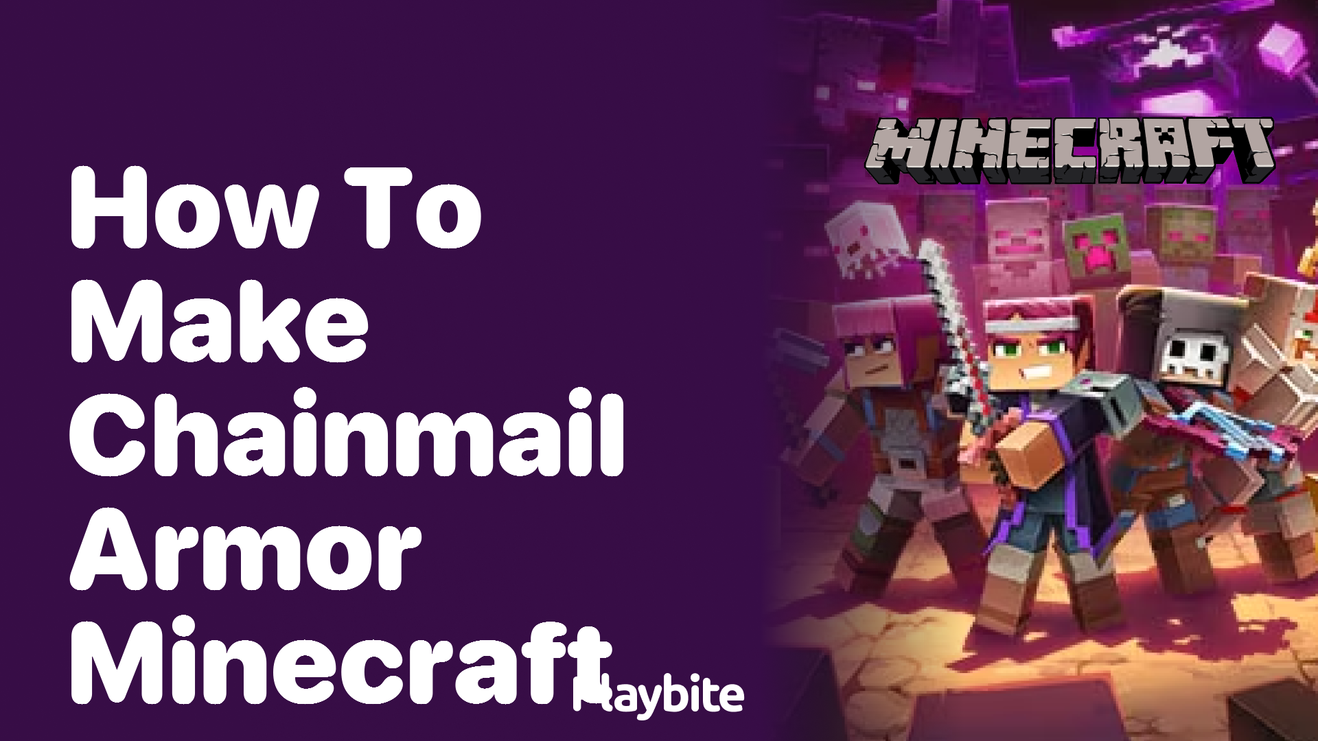 How to Make Chainmail Armor in Minecraft Playbite