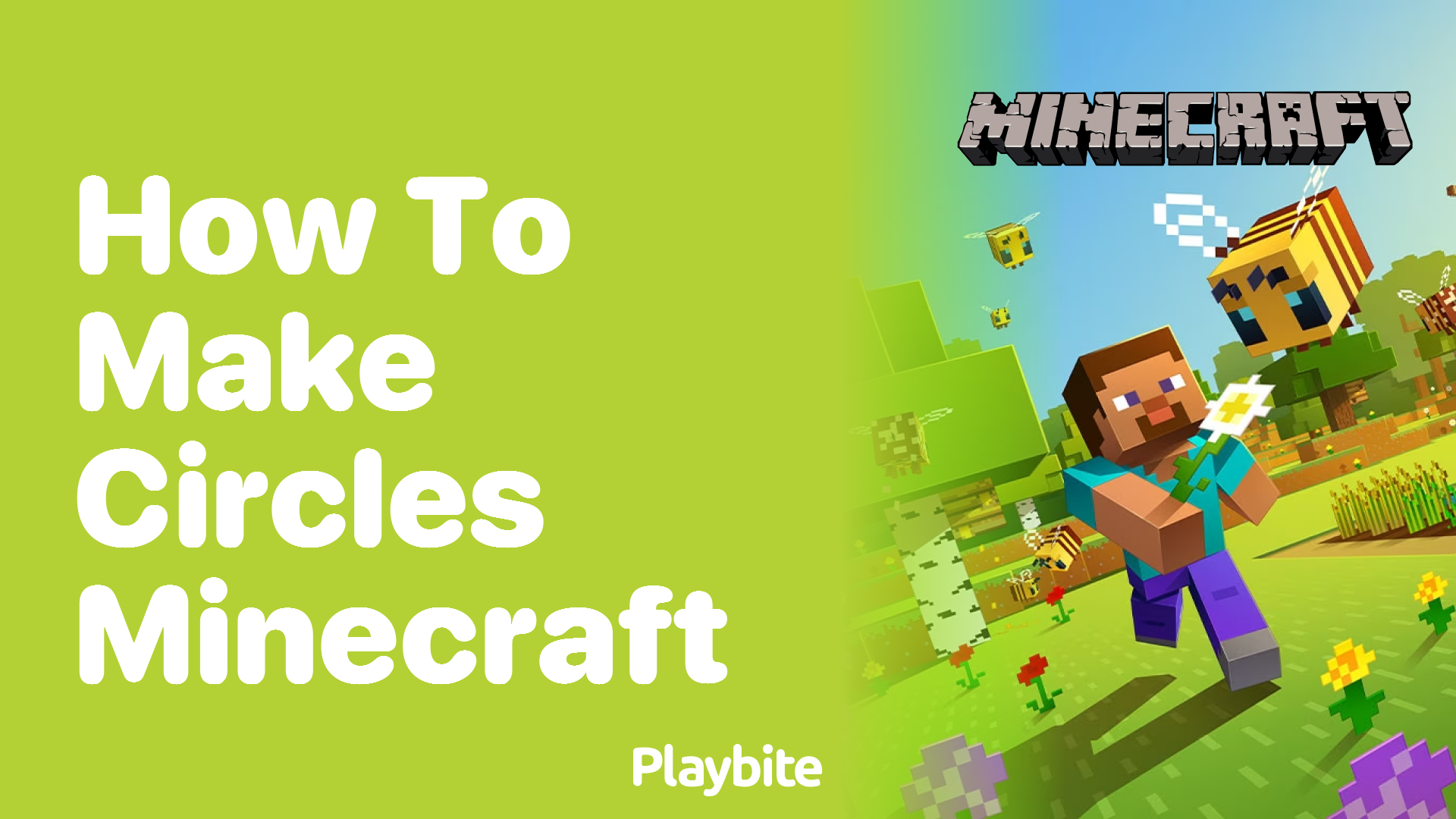 How to Make Circles in Minecraft - Playbite