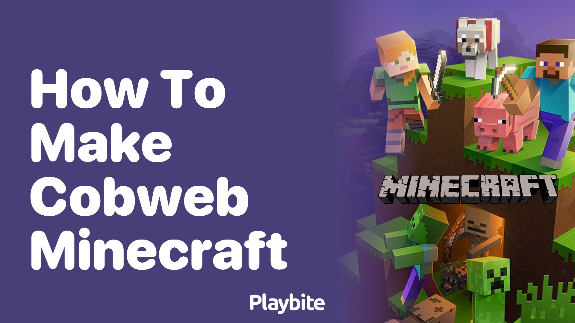 How to Make Cobweb in Minecraft