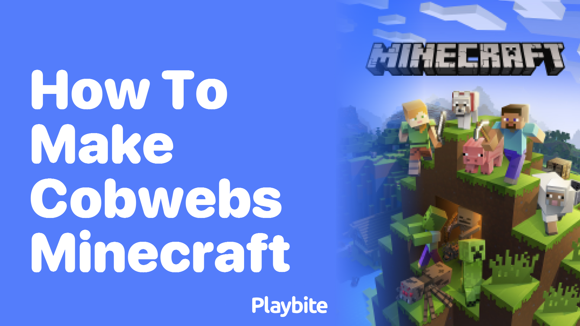 How to Make Cobwebs in Minecraft