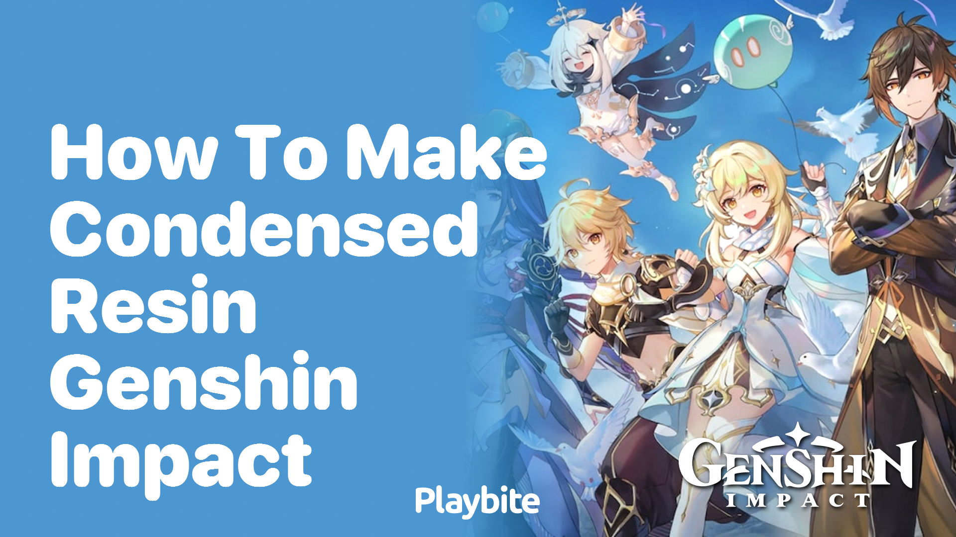 How to Make Condensed Resin in Genshin Impact