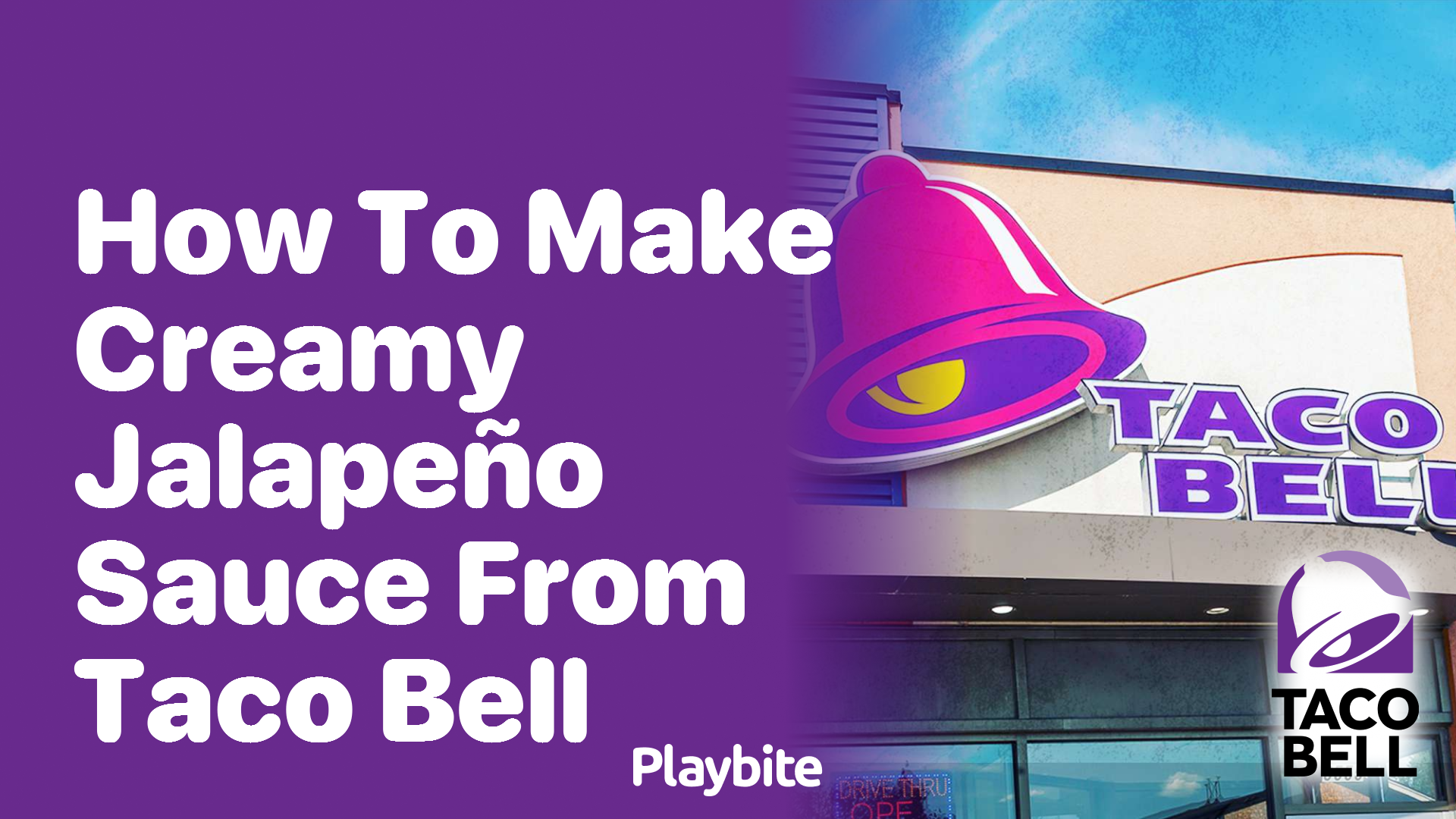 How to Make Creamy Jalapeño Sauce from Taco Bell