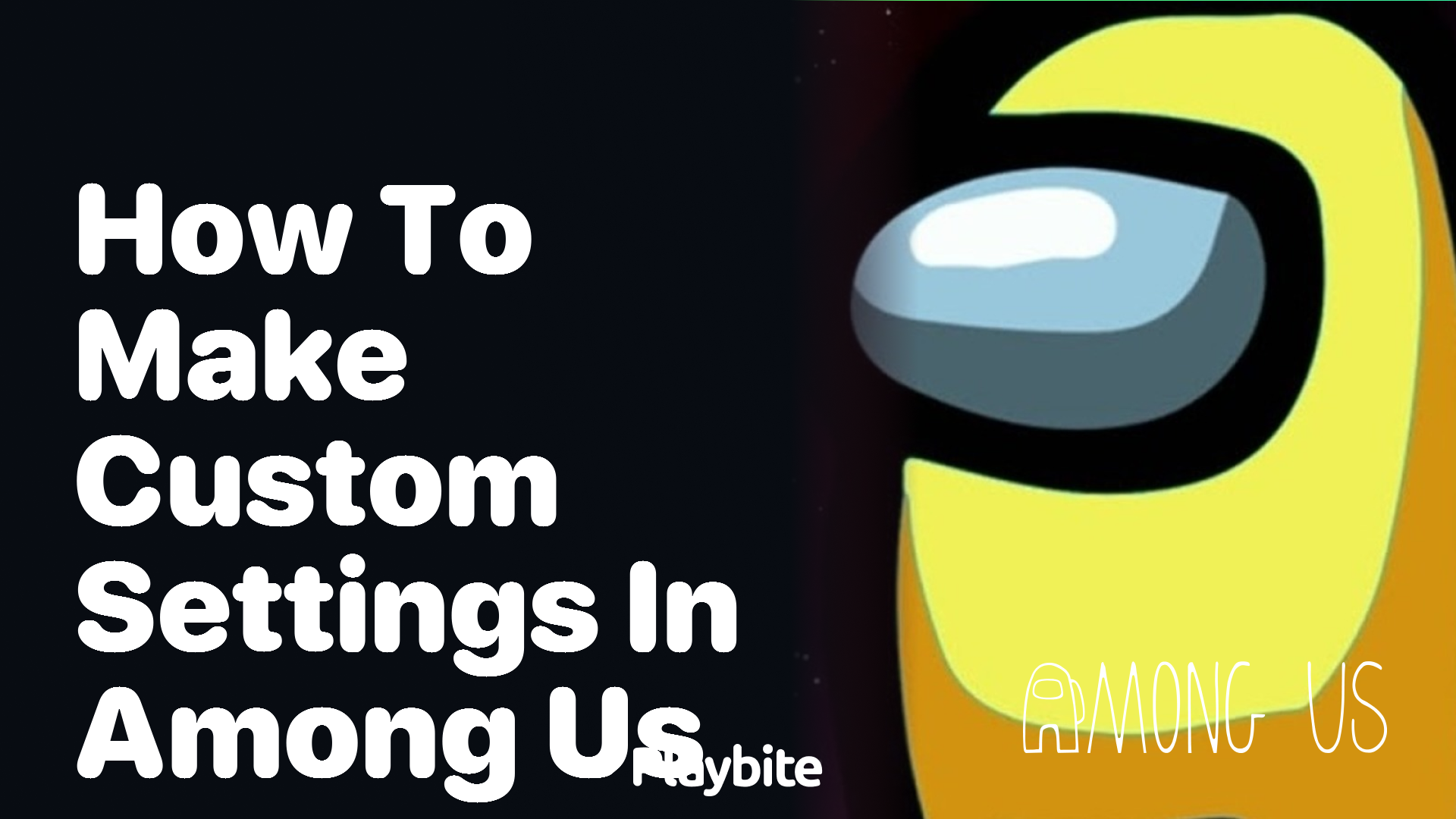 How to Make Custom Settings in Among Us